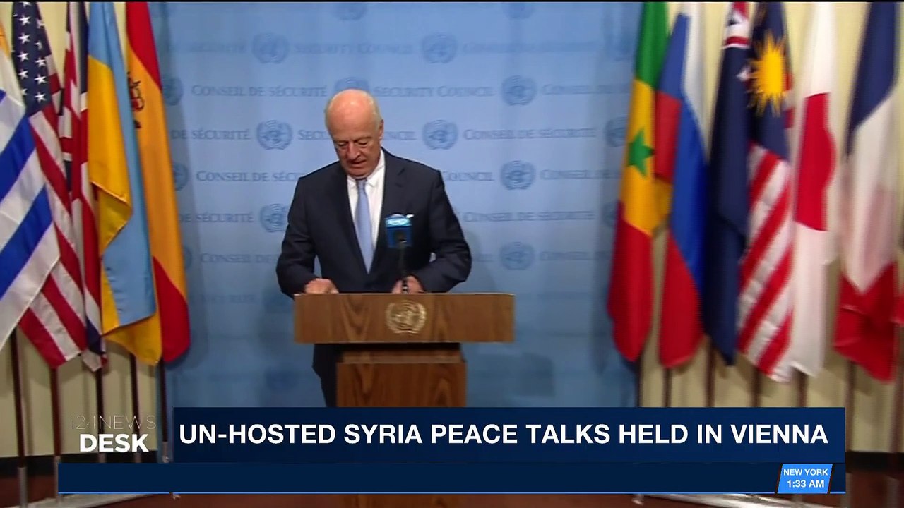 i24NEWS DESK | UN-hosted Syria peace talks held in Vienna | Friday, January 26th 2018