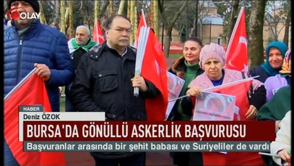 Bursa'da gönüllü askerlik başvurusu