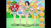 Disney Princess Winx Club Princess Snow White, Ariel, Rapunzel, Elsa, Anna, Cinderell Dress Up Game