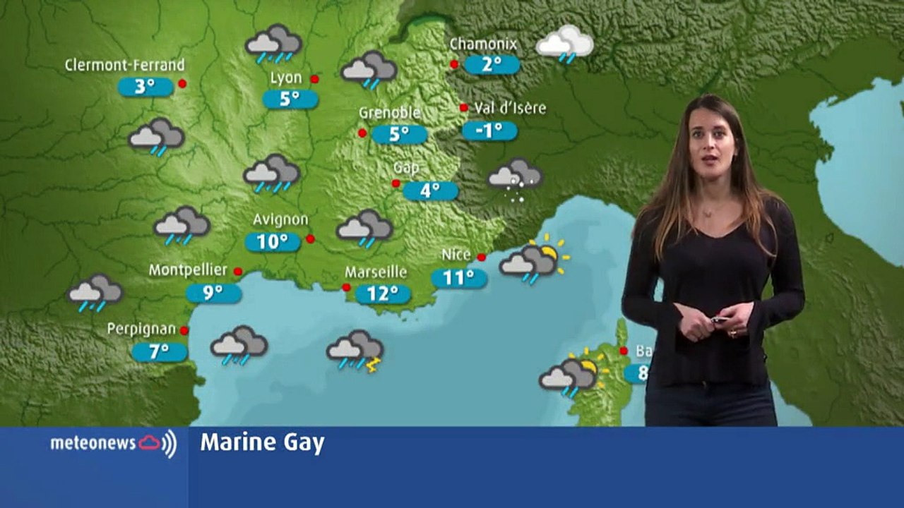 Les prévisions du week-end : neige à basse altitude vendredi avant un temps plus sec samedi et dimanche