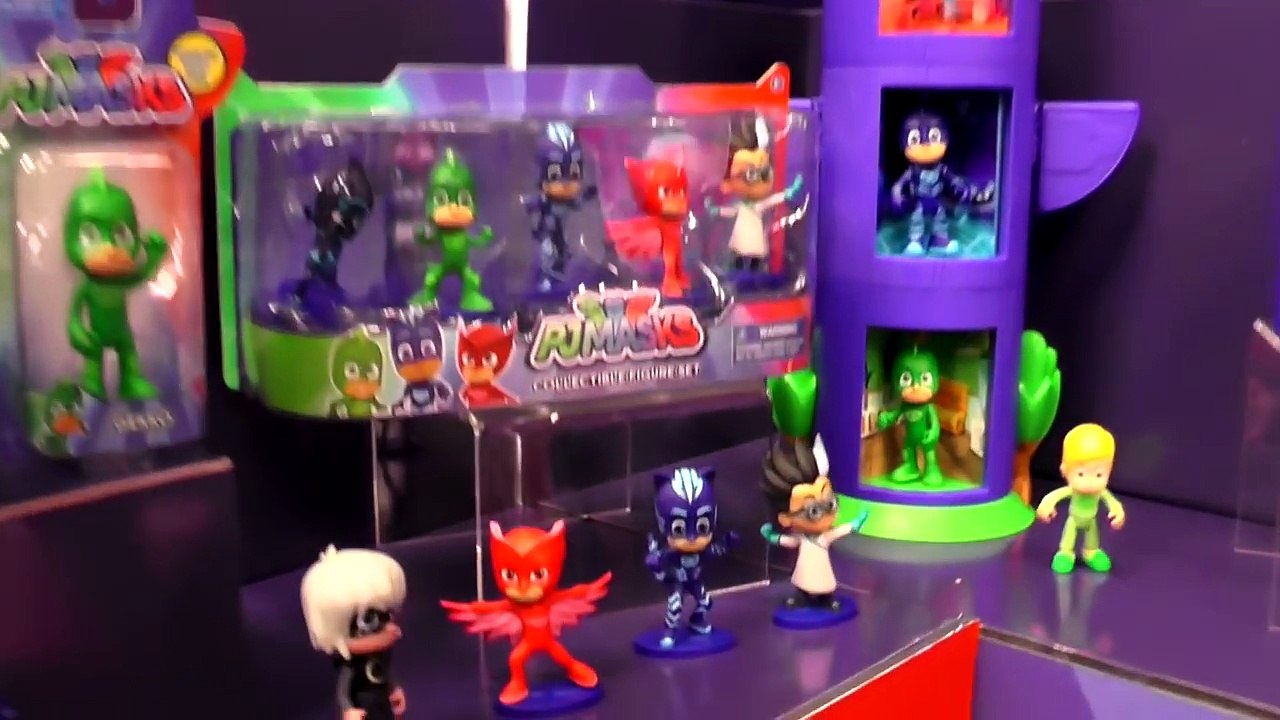 NEW! PJ Masks 2017 Toys, Rival Racers Track, Villain Vehicles, Transforming Tower
