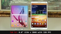 Samsung Galaxy Tab S2 8.0 vs Samsung Galaxy Tab S 8.4 Full Comparison