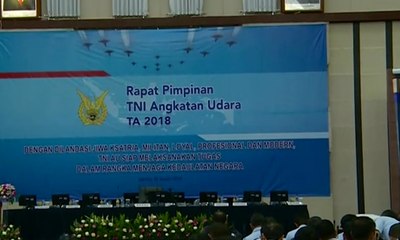 Rapat Pimpinan TNI AU Bahas Pengamanan Pilkada Serentak
