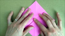 折り紙「立体的なリボン」の折り方｜Origami：Ribbon three-dimensional