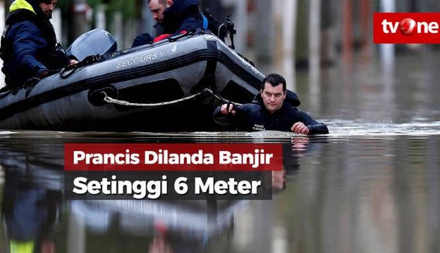 Banjir Setinggi 6 Meter di Prancis