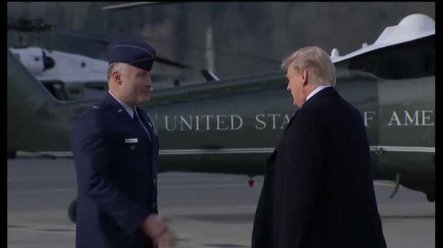 Davos : Donald Trump est arrivé et toute la Suisse le sait