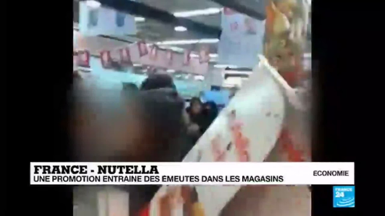 En IMAGES - Une promotion sur du Nutella entraîne des émeutes en magasins