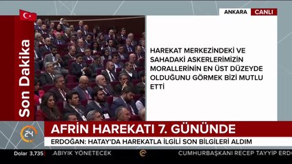 #ZeytinDalıHarekatı yedinci gününde