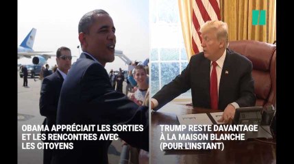 Trop léger, l'agenda de Trump? On l'a comparé avec celui d'Obama