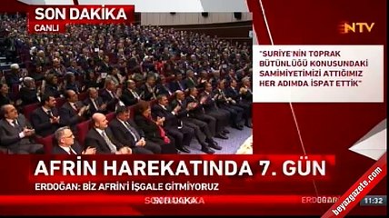 Cumhurbaşkanı Erdoğan'dan ABD'ye 'Afrin' yanıtı