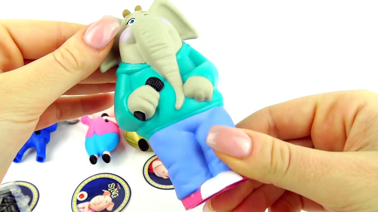 NEW McDonalds ILLUMINATION SING Movie HAPPY MEAL TOY Collection 2016, Full Set of TOYS