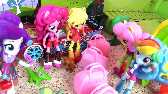 Май Литл Пони Мультик ГРЯЗЕВЫЕ ВАННЫ для Эквестрия Герлз Кукол на Вечеринке в Cалоне Спа