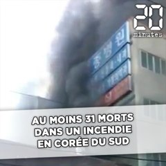 Au moins 31 morts dans un incendie en Corée du Sud