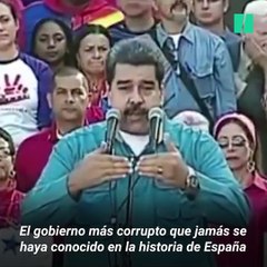 Maduro: "Rajoy, ponte en cuatro 'paticas', compadre"