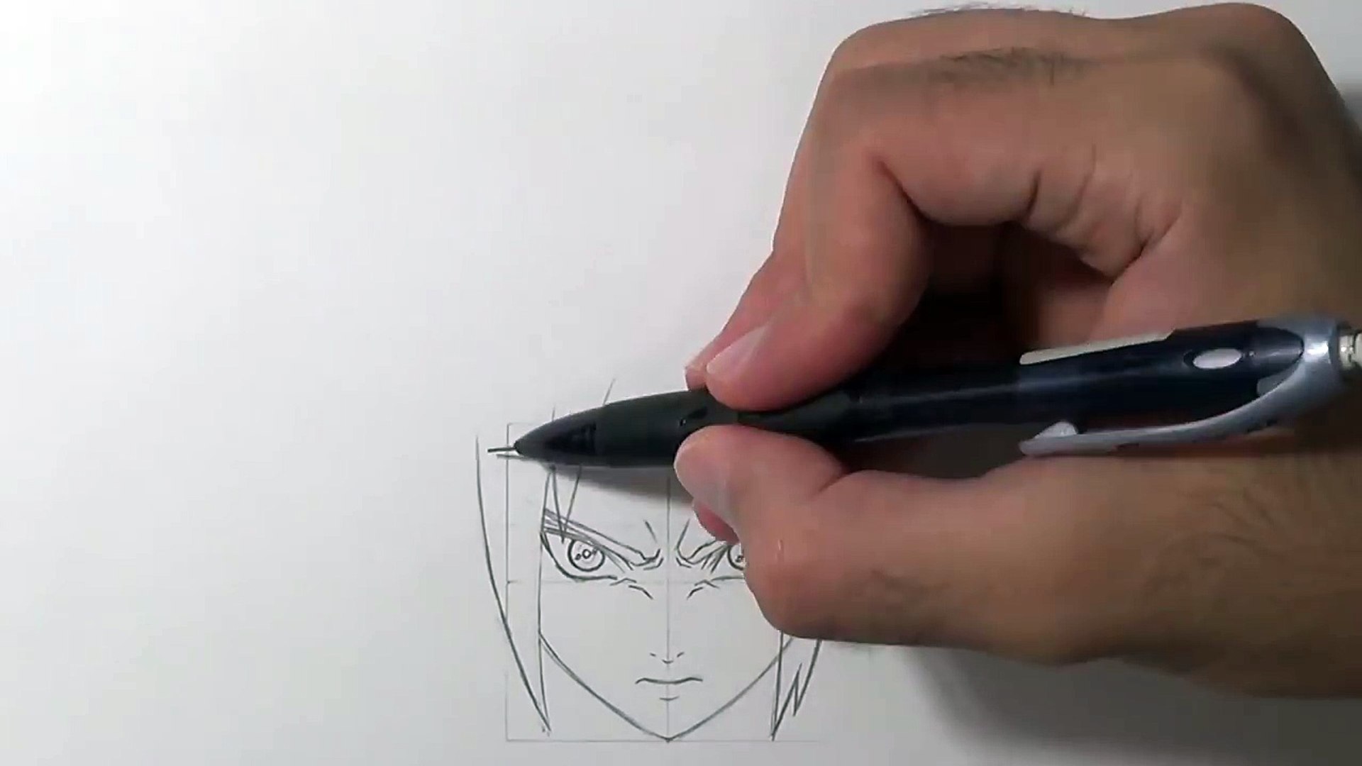 How To Draw Sasuke Uchiha Step By Step