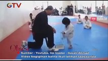 Tingkah Lucu Balita Latihan Taekwondo