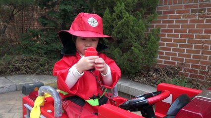 불났어요 도와주세요!!보람이의 소방차 타고 불끄기 놀이 Fire fighter Play 보람튜브