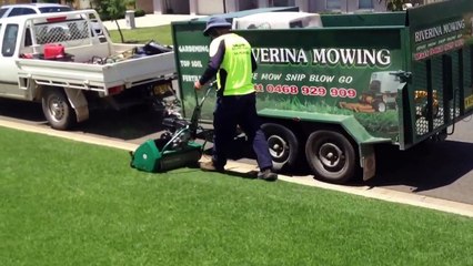 Cylinder lawn mowing Wagga