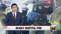 Hospital fire in Miryang, southeastern Korea kills 37 people and injures many more