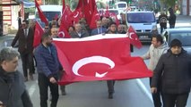 Zeytin Dalı Harekatı'na Bayrak Yürüyüşü ile Destek