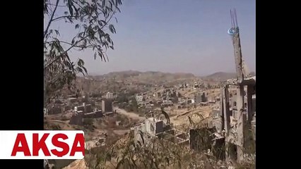 Скачать видео: Husilerin kuşatması altındaki Taiz�i kurtarma operasyonu başladı