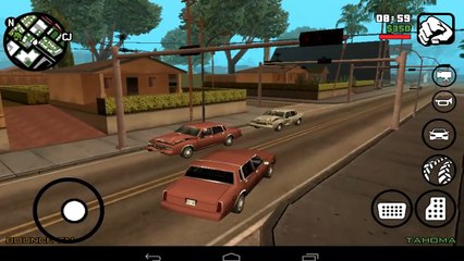 مراجعة لعب لعبة حرامي السيارات سان اندرياس اندرويد GTA San Andrias
