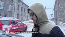Loire : la neige perturbe les transports