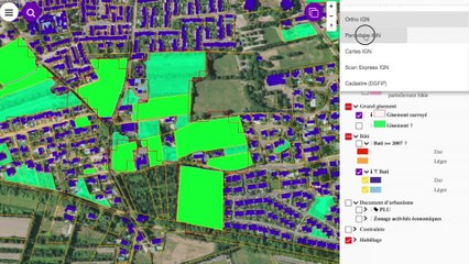 Afficher différents fonds de carte