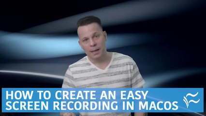 How to create an easy screen recording in macOS