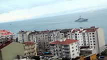 Savaş gemileri Sinop İskelesi'ne demirledi - SİNOP