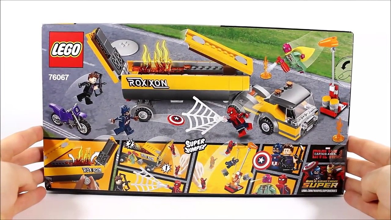 LEGO MARVEL TANKER TRUCK TAKEDOWN 76067 SET REVIEW
