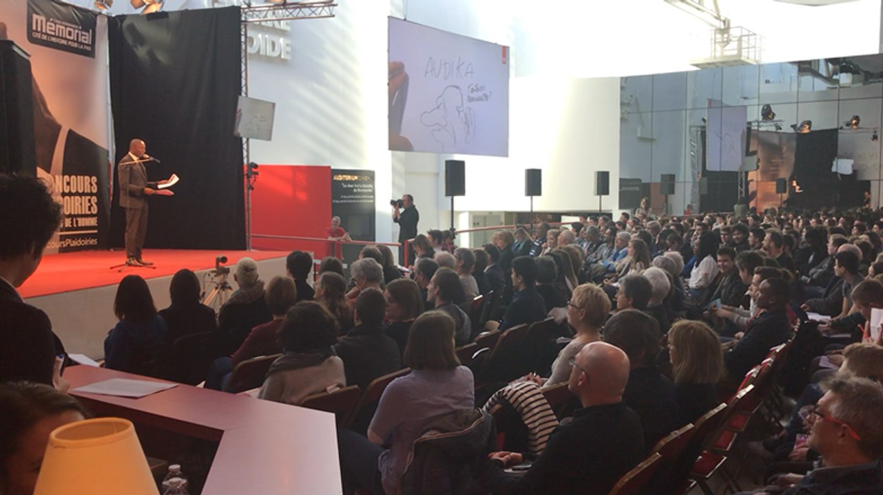 Concours de plaidoiries des lycéens au Mémorial de Caen