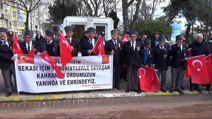 Tekirdağlı gazilerden Zeytin Dalı Harekatı'na destek