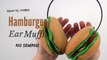 DIY Earmuffs | Hamburger Earmuffs | No Sewing Tutorials