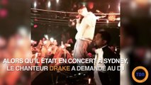 Drake rembarre un spectateur en plein concert