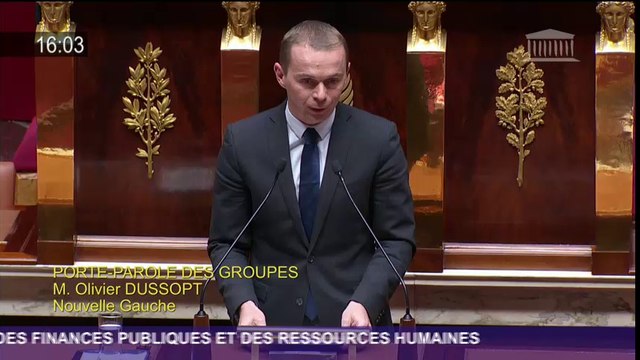 Examen en séance des crédits du PLF 2018 pour la mission gestion des finances publiques le 16 novembre 2017
