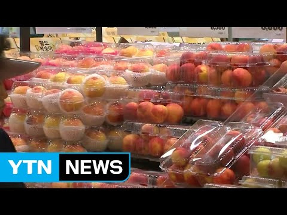 추석 앞두고 물가 2.1%↑...과일값 급등 / YTN