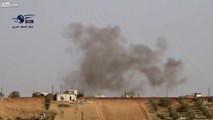 VIDEO: Syrian warplanes pound rebel heartlands in Hama