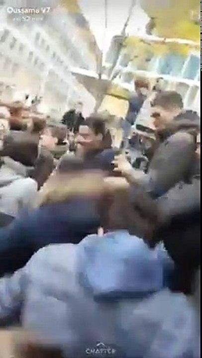 Bruxelles: émeutes place de la Monnaie (1)