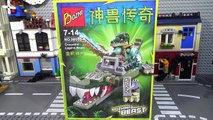 Bozhi 키마 레전드 비스트 악어와 크래거 레고 짝퉁 조립 리뷰 LEGO knockoff Chima 70126 Crocodile Legend Beast
