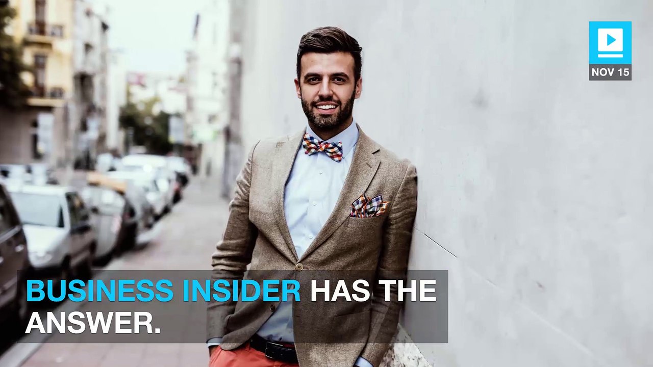 The secret to why suit pockets are sewn shut is revealed video