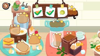 Dr Panda Cafe - Little Baby Panda Learn Cooking | Kids Education 3D Cartoon Video!