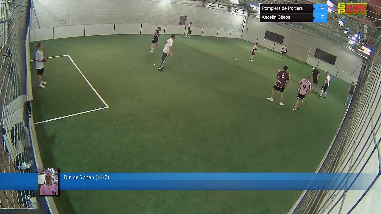 But de Yohan (14-7) - Pompiers de Poitiers Vs Ancelin Citeos - 14/11/17 19:00 - LIGUE 2