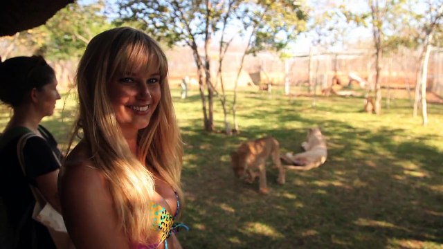 Genevieve Morton in Zambia, SI Swimsuit 2012