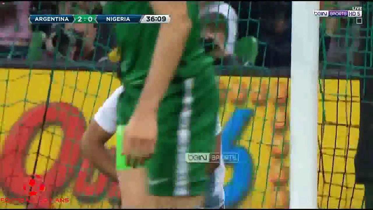 اهداف مبارة  الأرجنتين (2-4) نيجيريا -مبارة ودية -شاشة كاملة -تعليق عربي