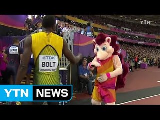 [영상] 우사인 볼트 '너!'...마스코트의 소심한 '보복' / YTN