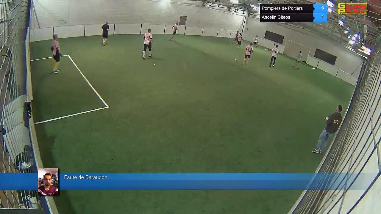 Faute de Baraudon - Pompiers de Poitiers Vs Ancelin Citeos - 14/11/17 19:00 - LIGUE 2