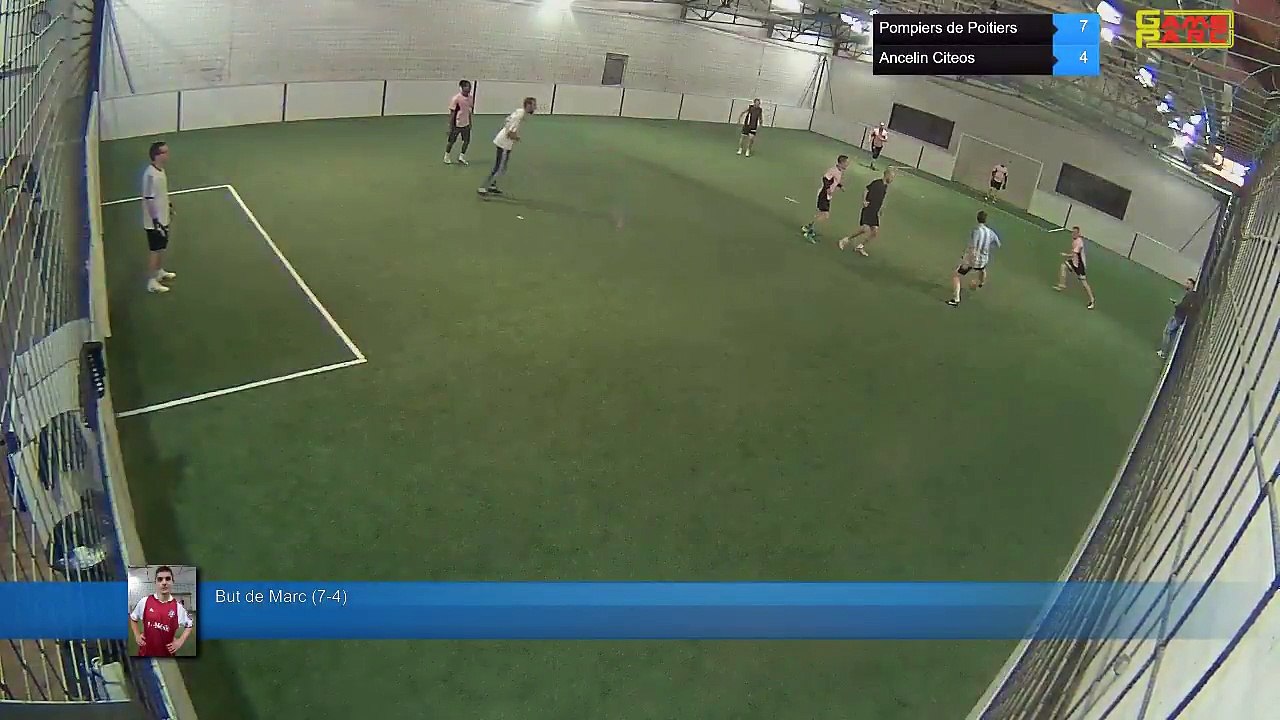 But de Marc (7-4) - Pompiers de Poitiers Vs Ancelin Citeos - 14/11/17 19:00 - LIGUE 2