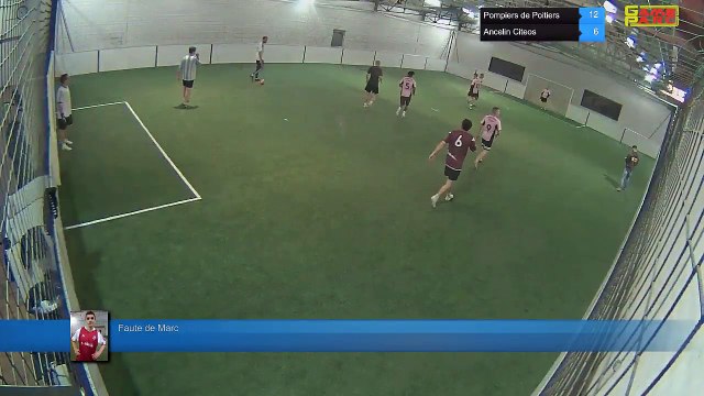 Faute de Marc - Pompiers de Poitiers Vs Ancelin Citeos - 14/11/17 19:00 - LIGUE 2