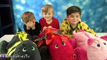 Worlds BIGGEST STUFFIES Surprise Egg! Tons of Toys + Candy Family Friendly Fun HobbyKidsTV